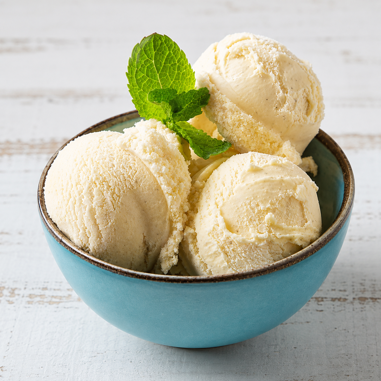 Scoops of Italian gelato